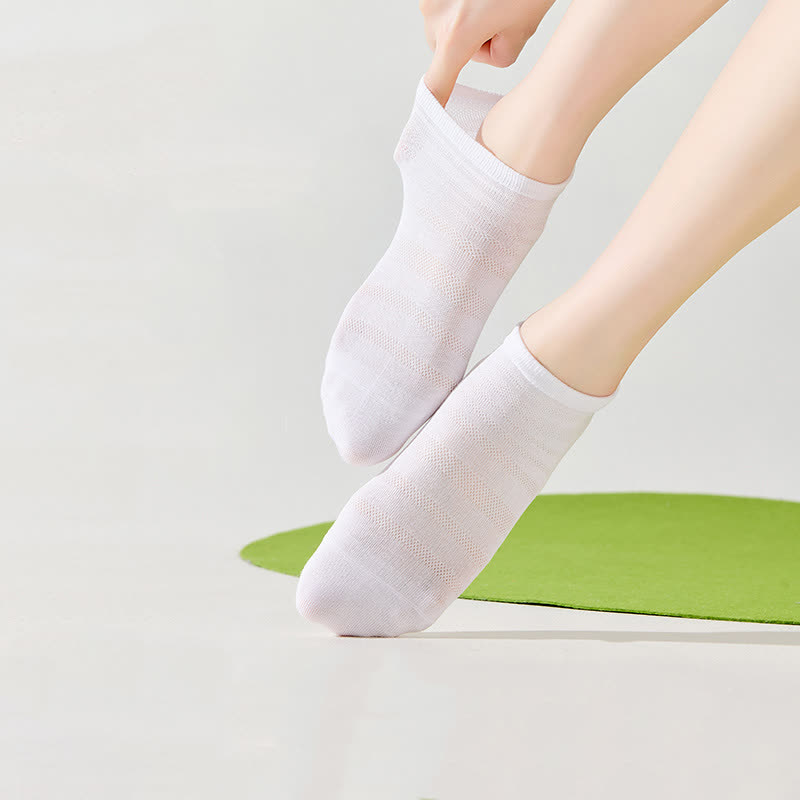 Modal Mesh Breathable Ankle Socks(6 Pairs)