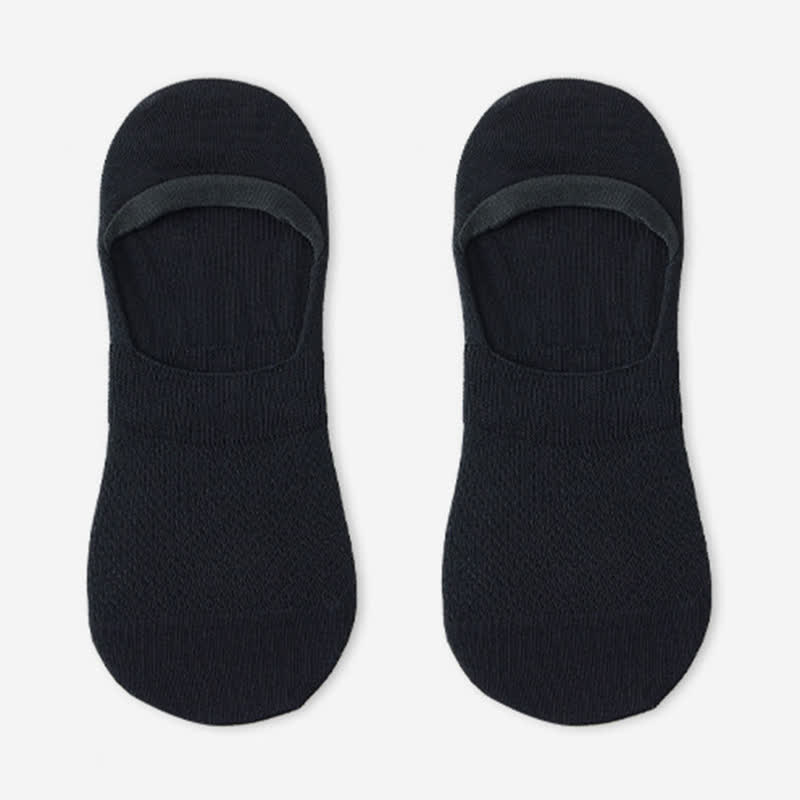 Silicone Non-slip Heel Mesh Cotton No-show Socks(7 Pairs)
