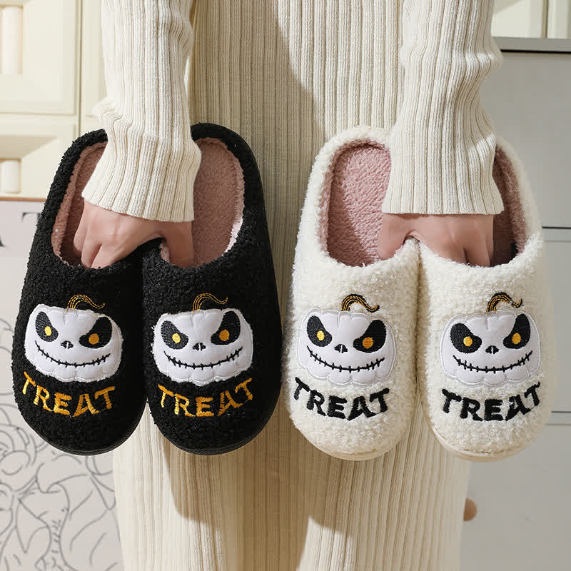 Plus Size Cartoon Pumpkin Indoor Slippers - image 2