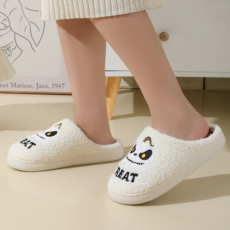 Plus Size Cartoon Pumpkin Indoor Slippers - image 6