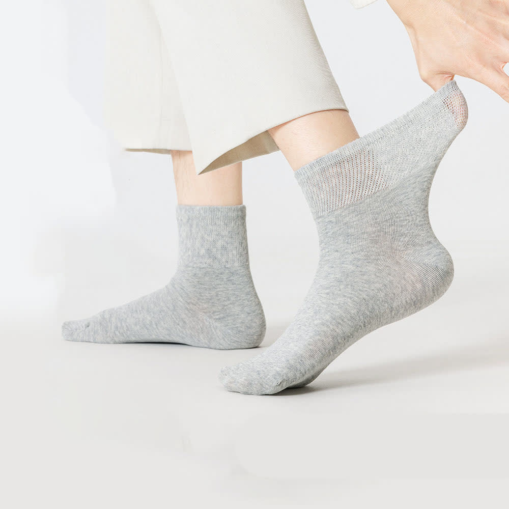 Plus Size Stretch Cotton Quarter Socks(8 Pairs)