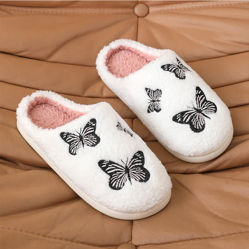Plus Size Cute Butterfly Print Slippers - image 5