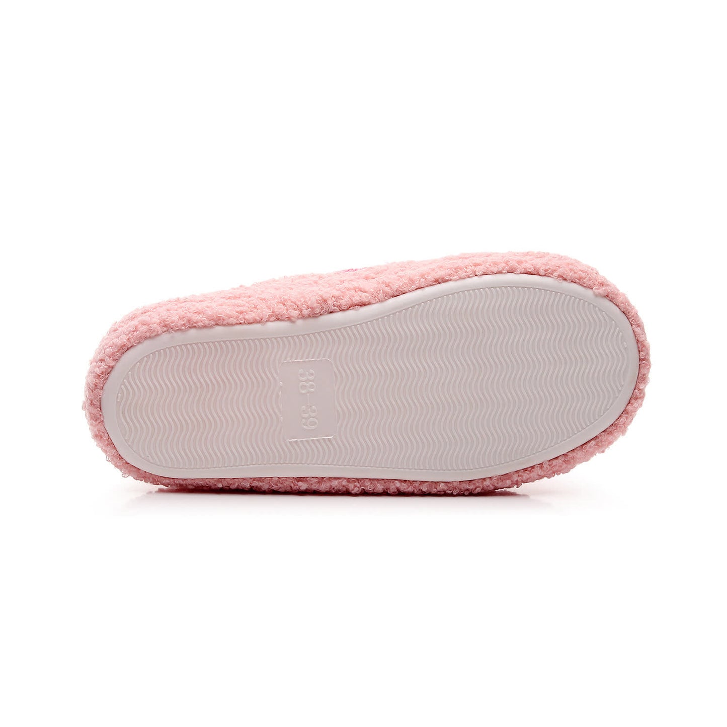 Plus Size Peach Plush Slippers - image 10
