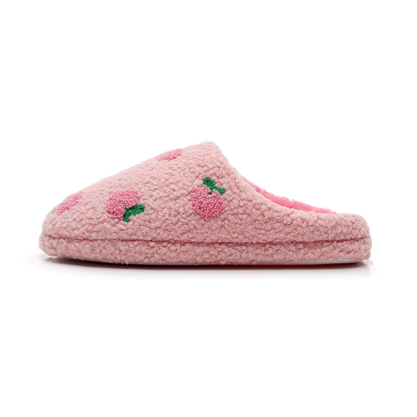Plus Size Peach Plush Slippers - image 7