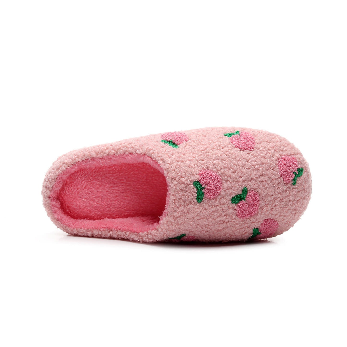 Plus Size Peach Plush Slippers - image 6