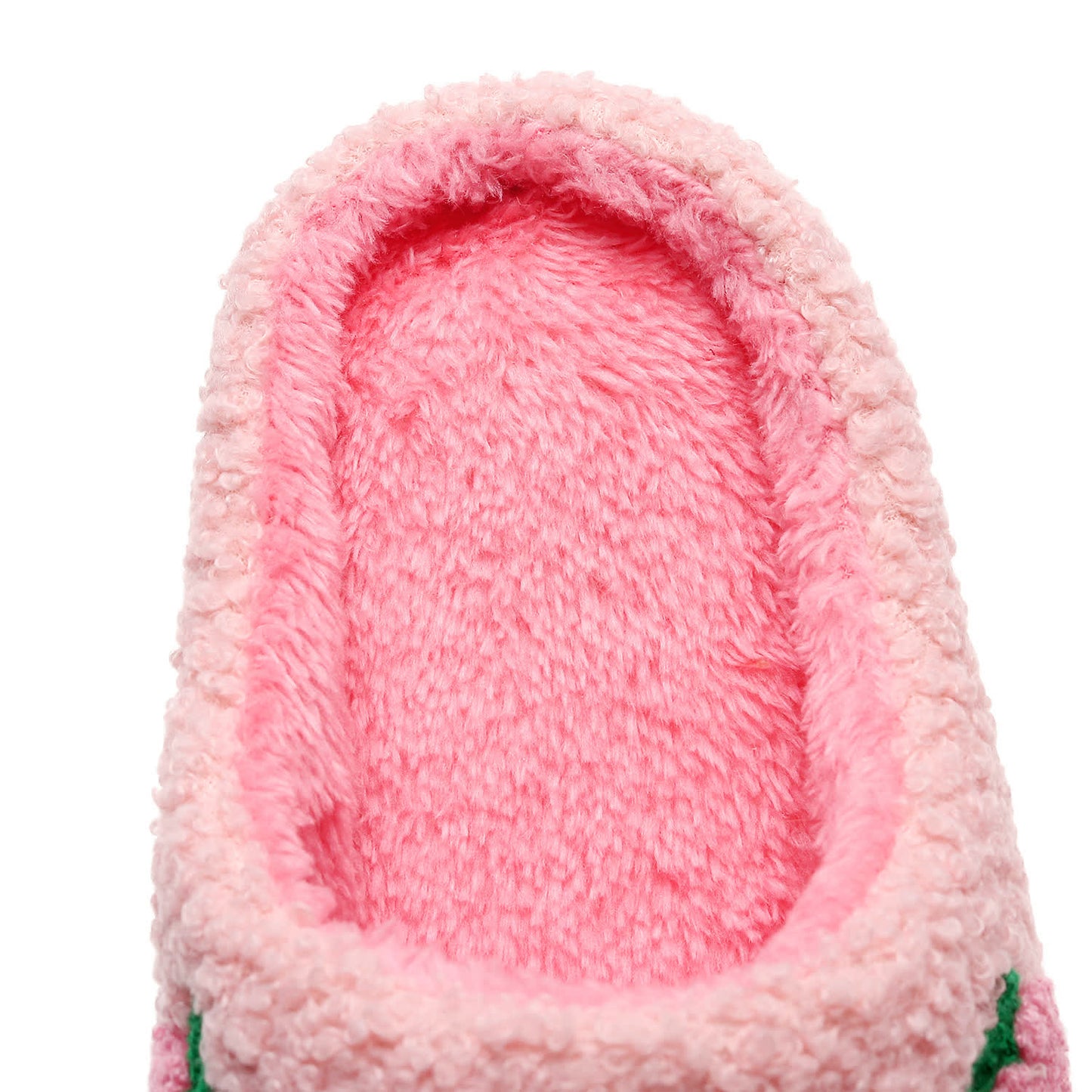 Plus Size Peach Plush Slippers - image 12