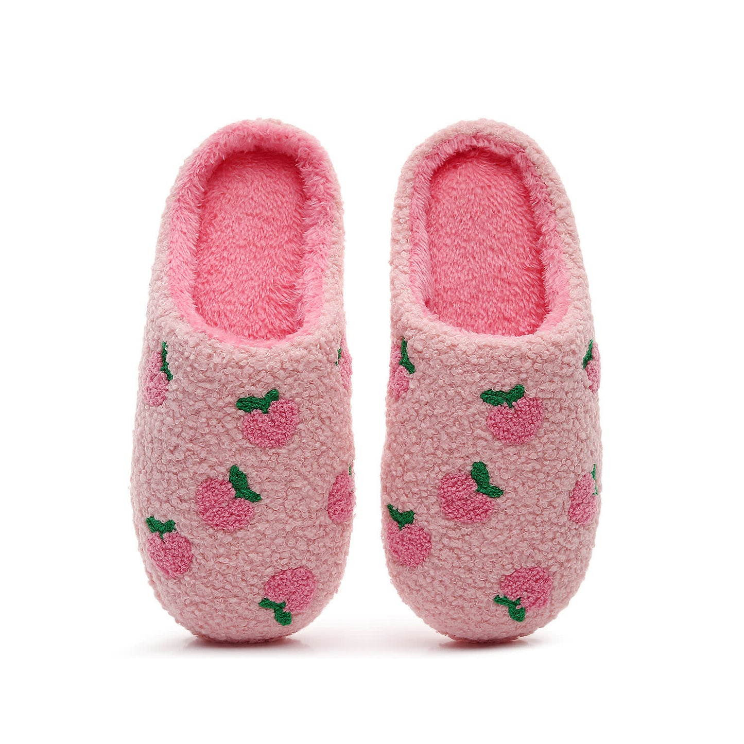 Plus Size Peach Plush Slippers - Pink - EU44-45(US10-11) - image 2