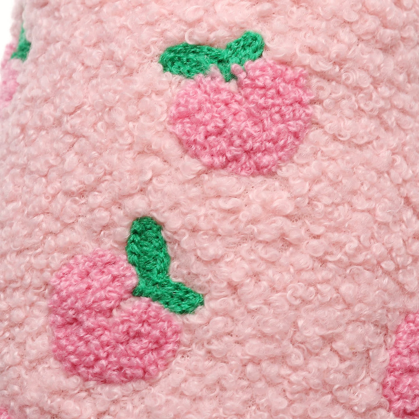 Plus Size Peach Plush Slippers - image 11