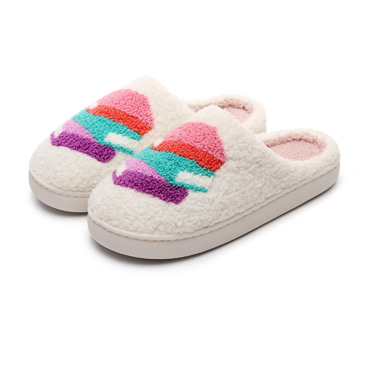 Plus Size Book Print Slippers