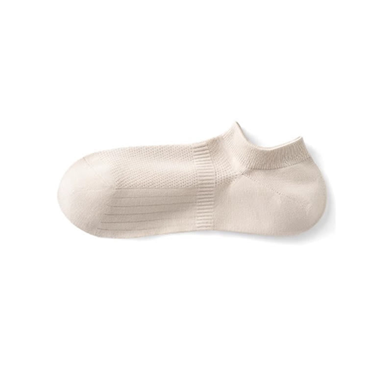 Cotton Sweat-wicking Mesh Breathable No Show Socks(7 Pairs)