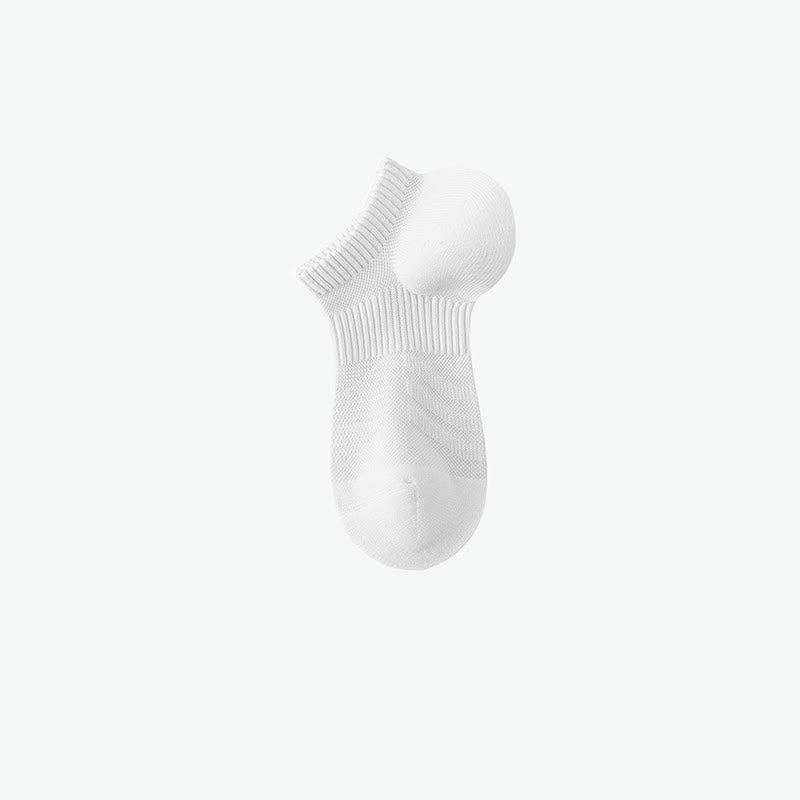 Cotton Solid Color Sports No Show Socks(7 Pairs)