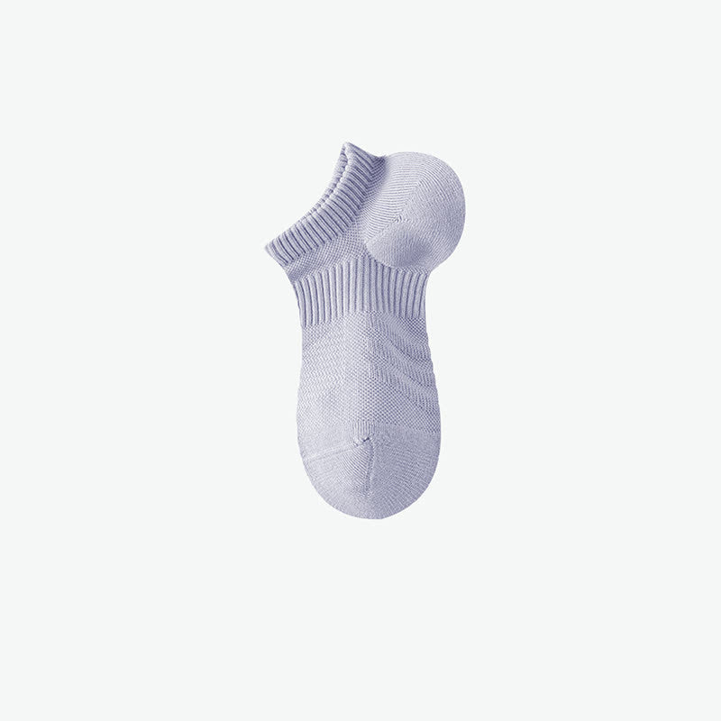 Cotton Solid Color Sports No Show Socks(7 Pairs)