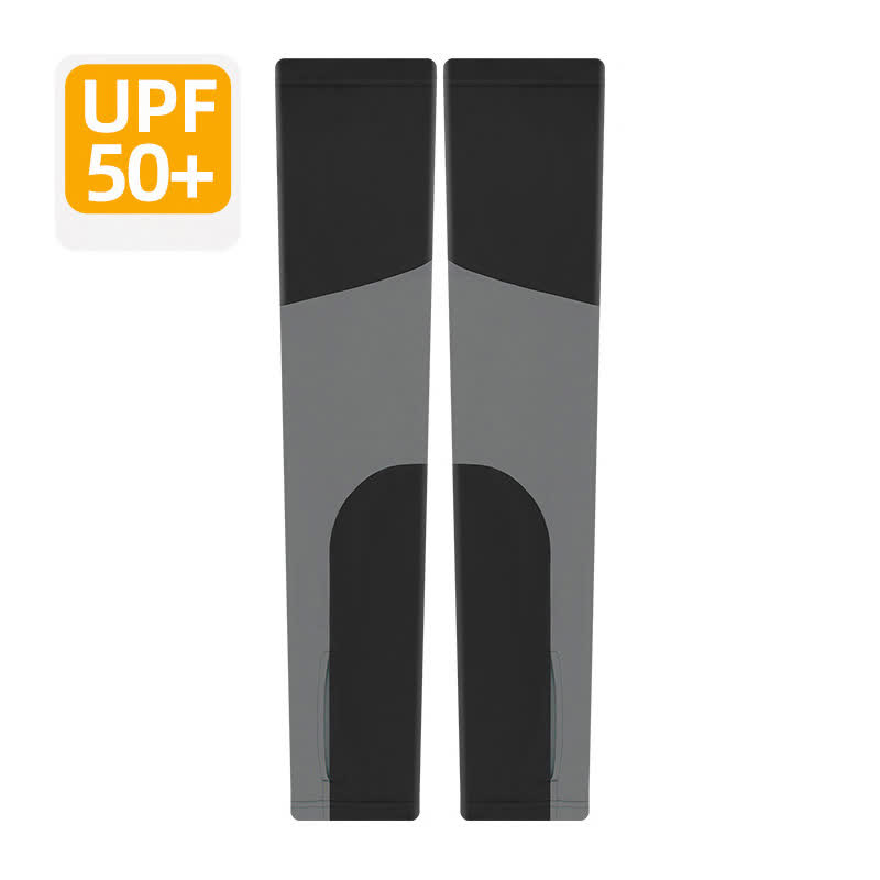 Color Block Breathable Sun Protection Arm Sleeves