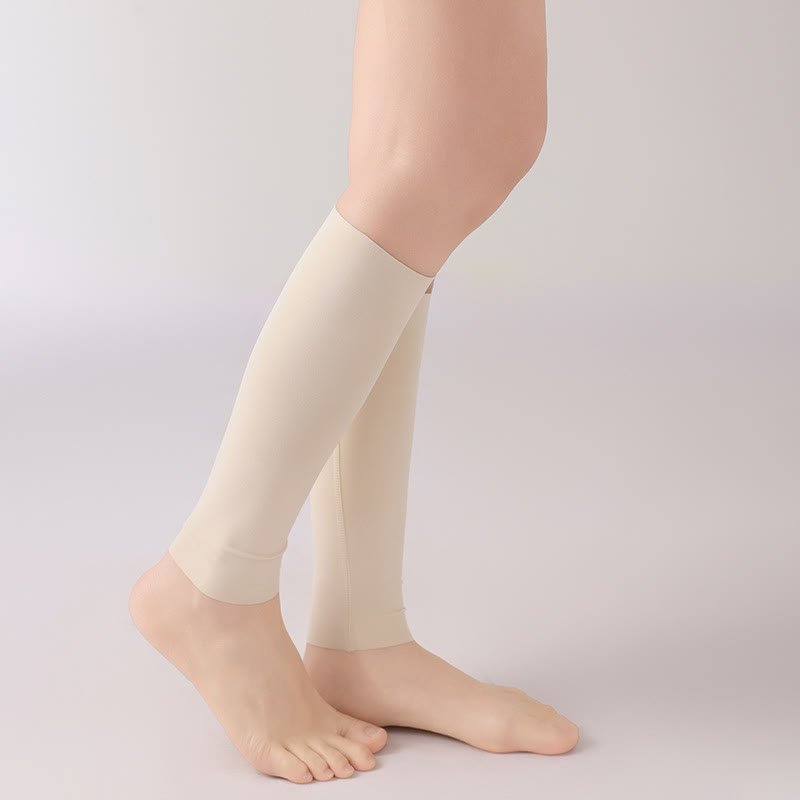 Solid Color Basic Breathable Calf Sleeves - image 7