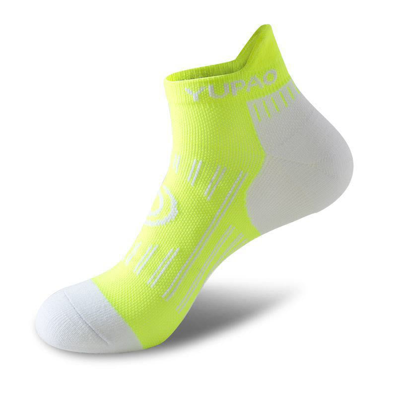 Plus Size Color Block Sports Ankle Compression Socks(5 Pairs) - Green - EU38-45(US5-11) - image 13
