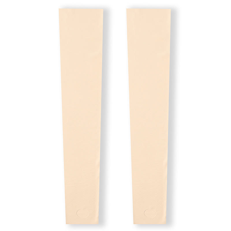 Solid Color Stirrup Breathable Non-slip Thigh Sleeves - Nude - XL - image 10