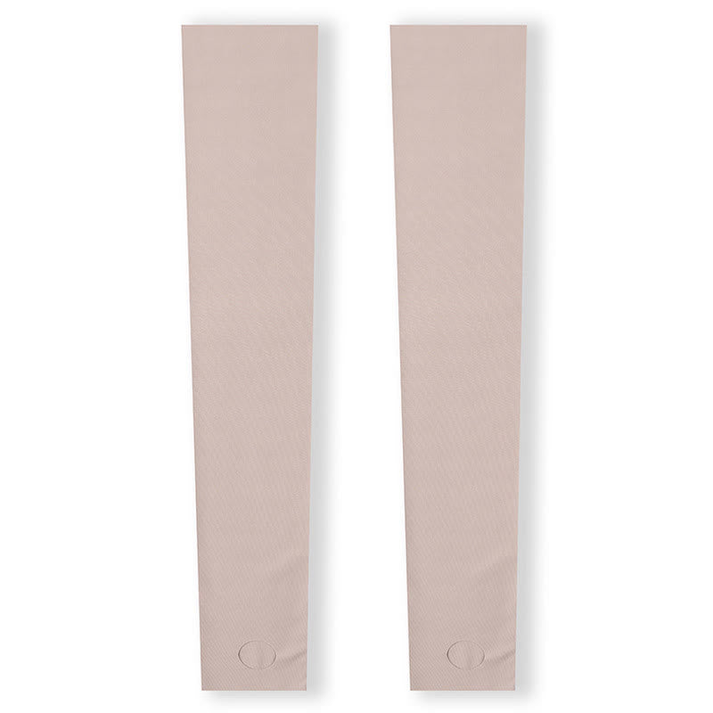 Solid Color Stirrup Breathable Non-slip Thigh Sleeves - Camel - XL - image 7