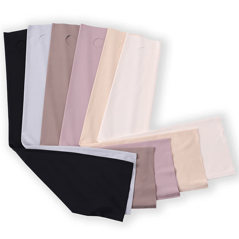 Solid Color Stirrup Breathable Non-slip Thigh Sleeves - image 1