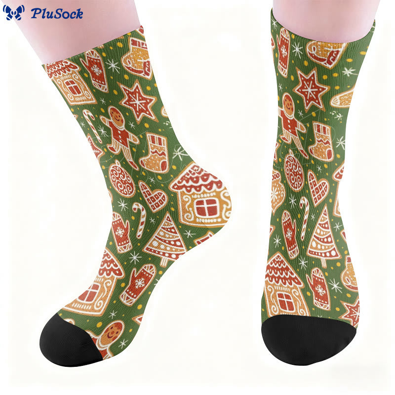 Plus Size Cute Christmas Quarter Socks - image 2