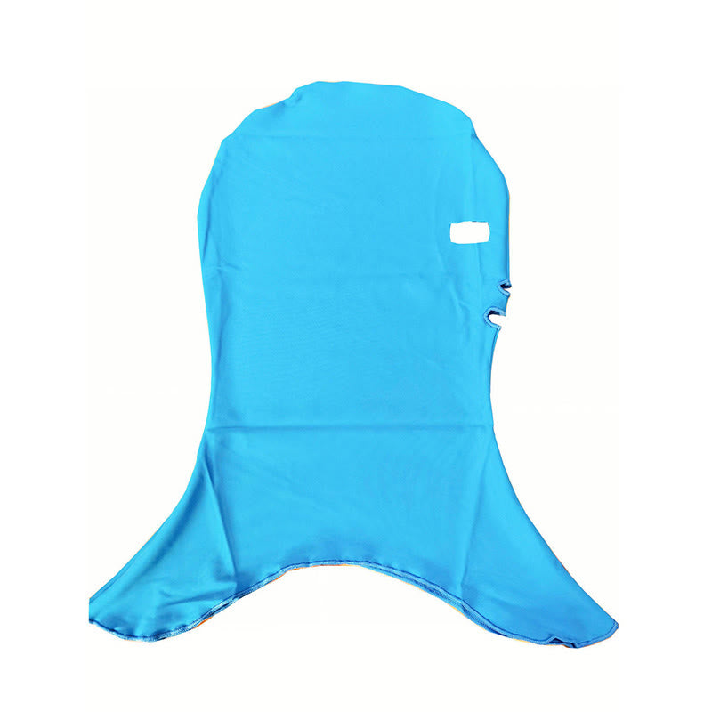 Solid Color Swim Sun Protection Facekini Mask - Light Blue - One Size - image 9