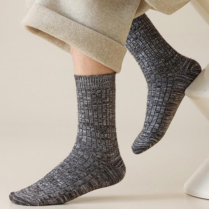Plusock Plus Size Wool Classic Quarter Socks(3 Pairs) - image 5