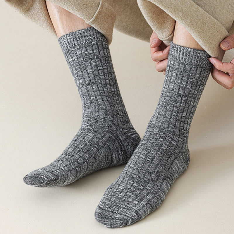 Plusock Plus Size Wool Classic Quarter Socks(3 Pairs) - image 3