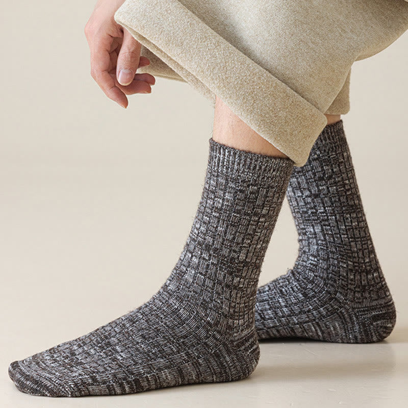 Plusock Plus Size Wool Classic Quarter Socks(3 Pairs) - image 4