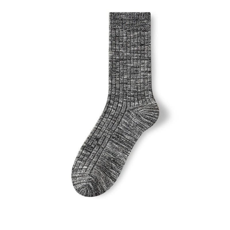Plusock Plus Size Wool Classic Quarter Socks(3 Pairs) - Dark Grey - EU39-44(US6-10) - image 13