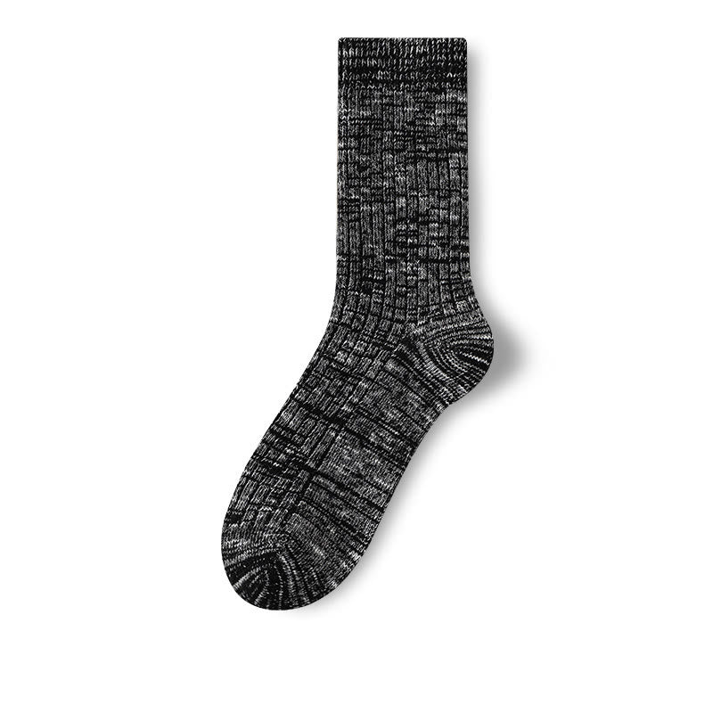 Plusock Plus Size Wool Classic Quarter Socks(3 Pairs) - Black - EU39-44(US6-10) - image 10