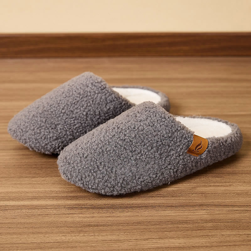 Plusock Plus Size Soft Sole Slippers - Grey - EU44-45(US10-11) - image 8