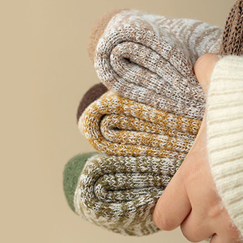 Plusock Plus Size Soft Plush Quarter Socks(5 Pairs) - image 10