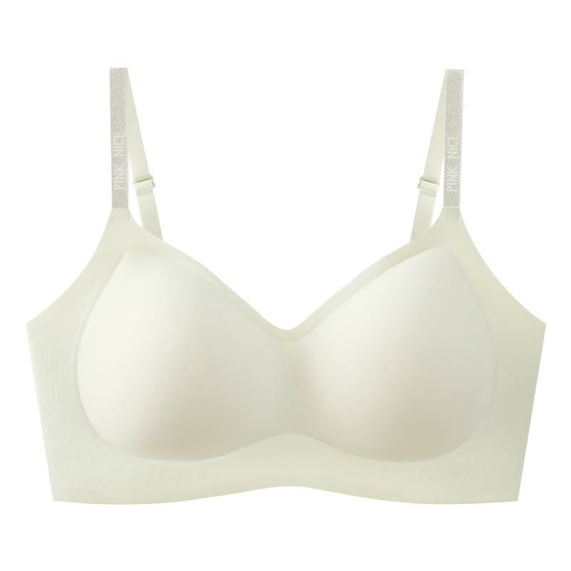 Plusock Camellia Micro Capsule Fragrance Wireless Bra - Green - 40 - C - image 13