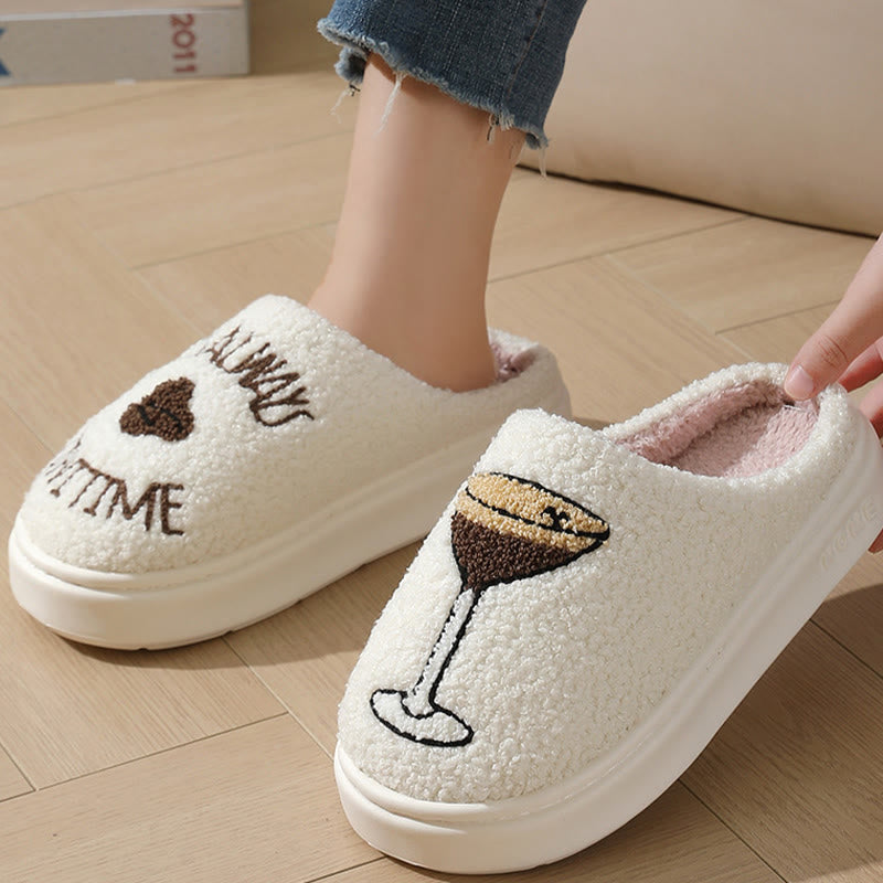 Plus Size Cocktail Glass Slippers - image 6