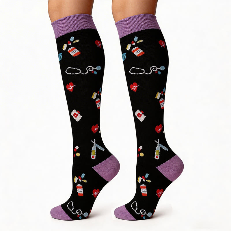 Medical Supplies Compression Socks(4 Pairs) - image 5