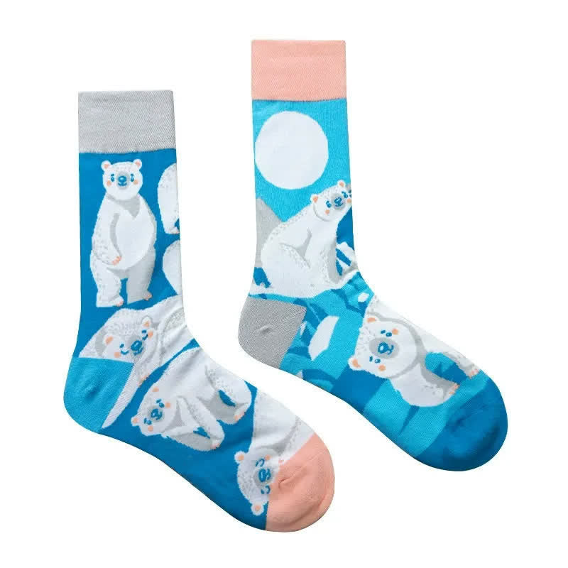 Polar Bear Quarter Socks - image 1