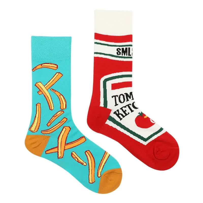 Tomato Sauce Fries Quarter Socks - image 1