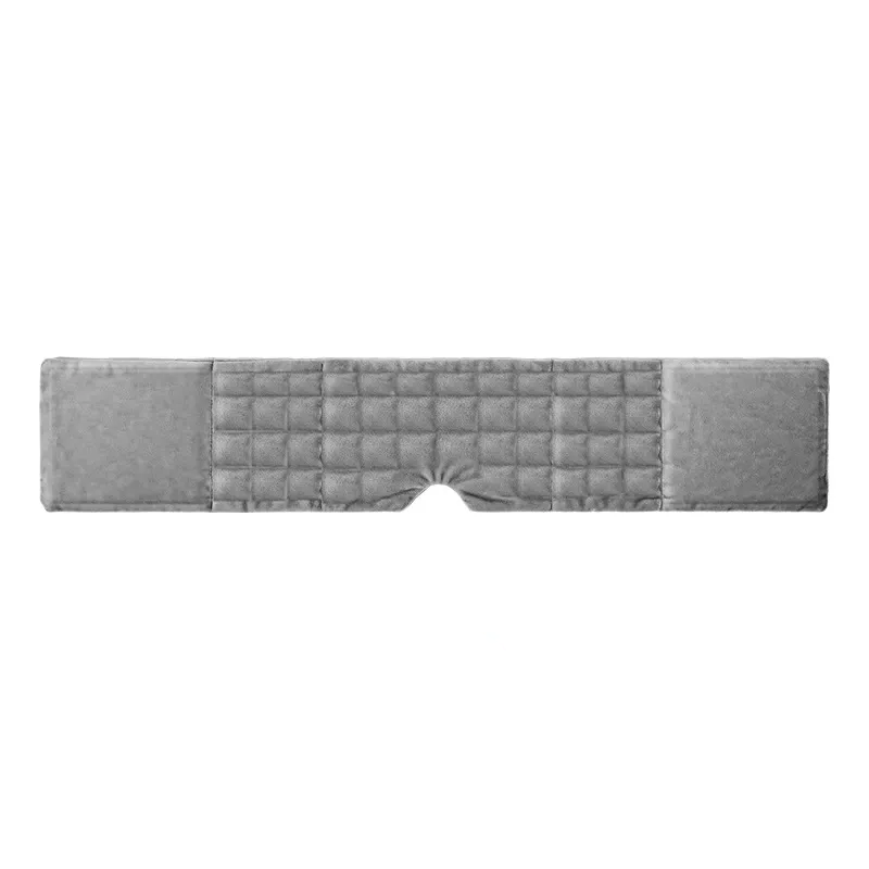 Micro Pressure Weighted Sleep Mask - Grey - One Size - image 1