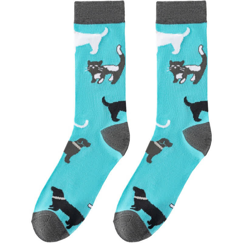 Cute Cat Quarter Socks(4 Pairs) - image 8