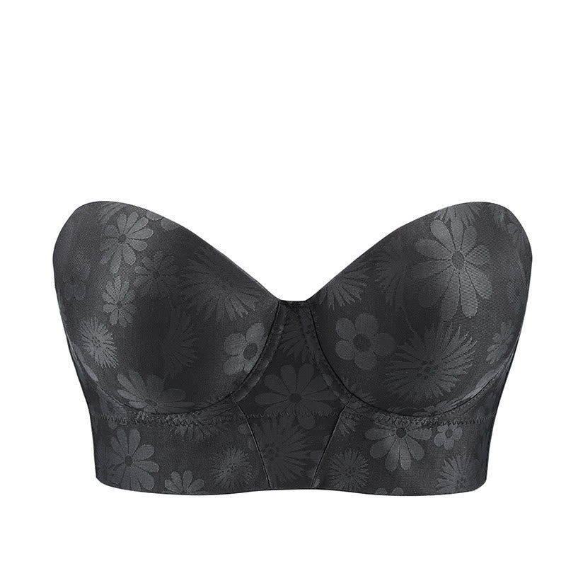 Invisible Support Underwire Bra - Black - 46 - C - image 7