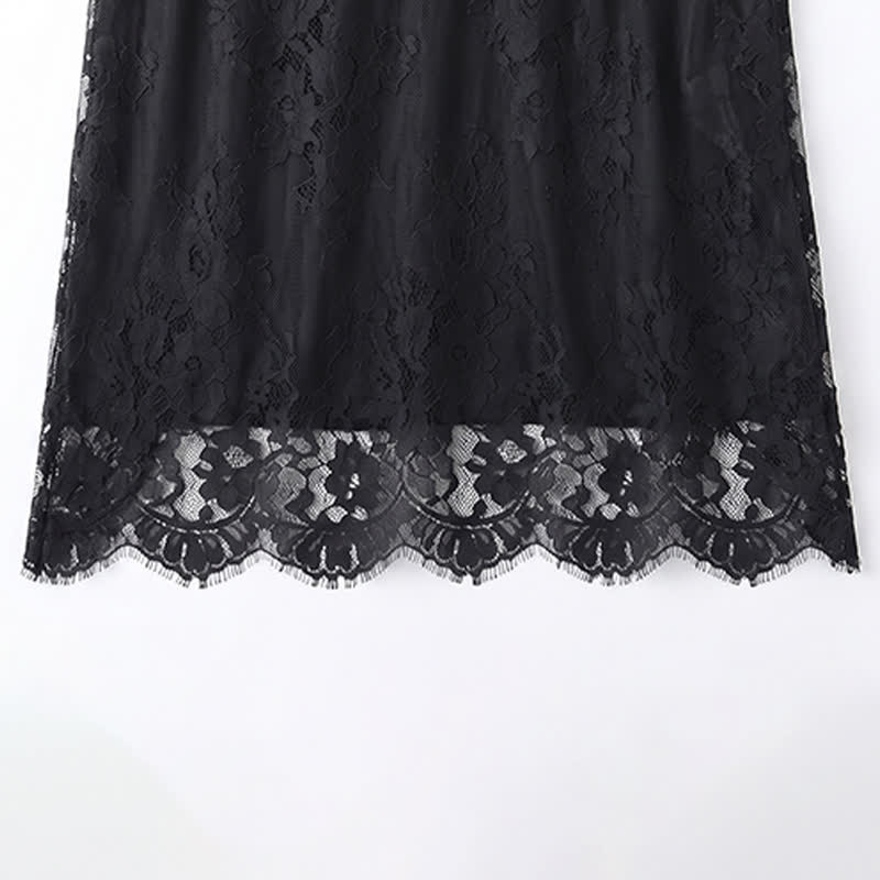 Plus Size Lace Mesh Blouse - image 6
