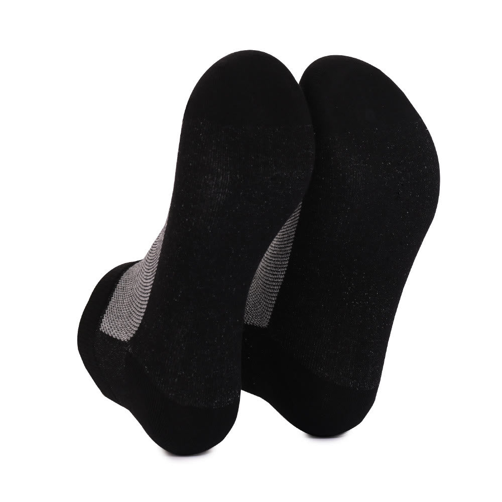 Plus Size Stitching Color Ankle Socks(3 Pairs)