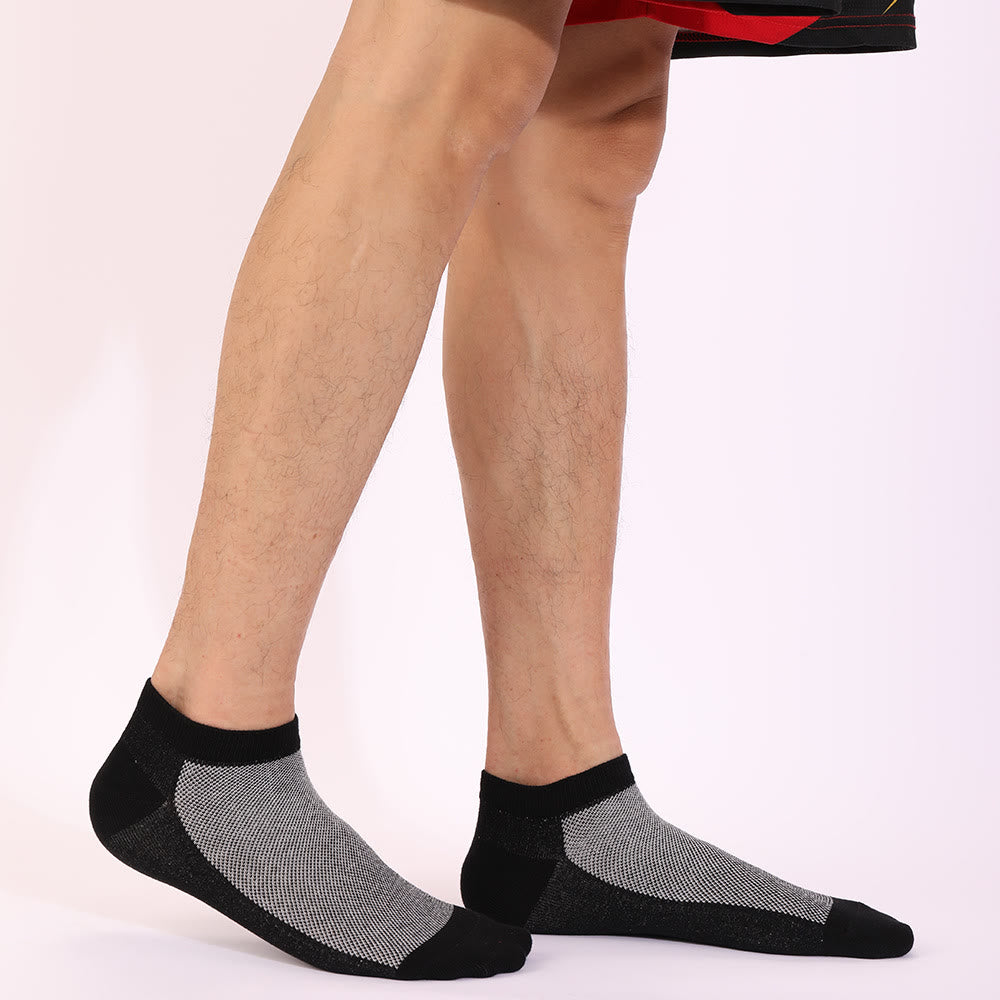 Plus Size Stitching Color Ankle Socks(3 Pairs)