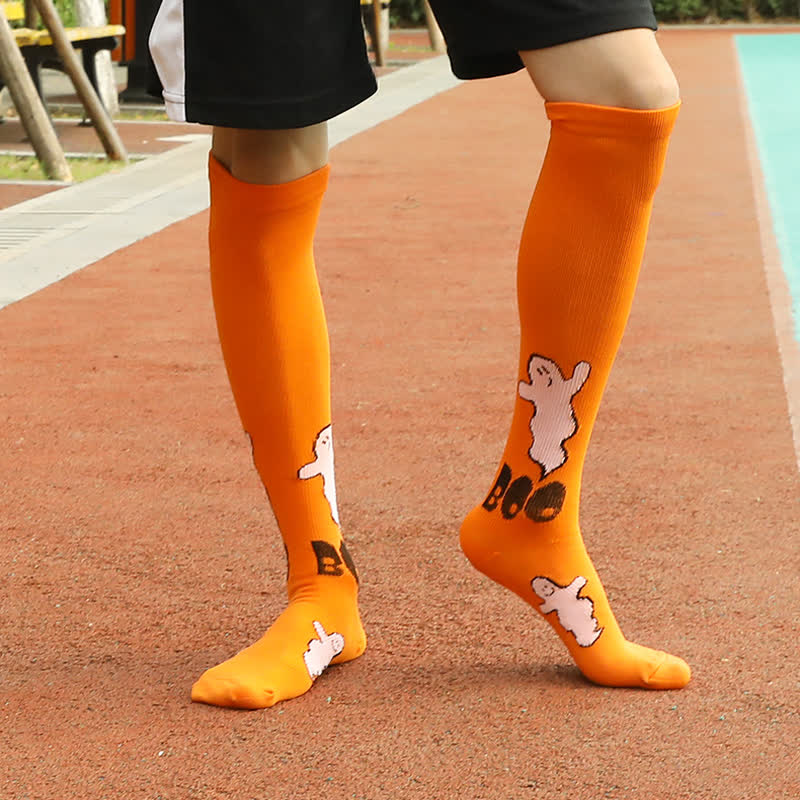 Halloween Holiday Soft Cotton Compression Socks(3 Pairs) - image 5