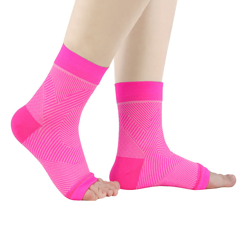 Stripes Arch Support Pain Relief Ankle Brace - Rose - S/M - image 4