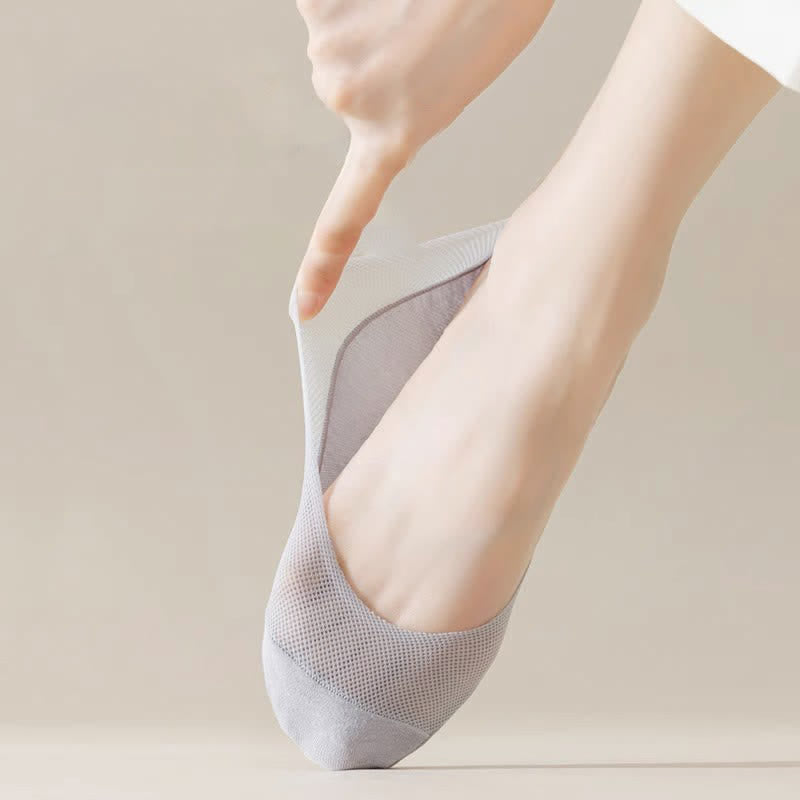 Plus Size Mesh Boat Socks(7 Pairs)