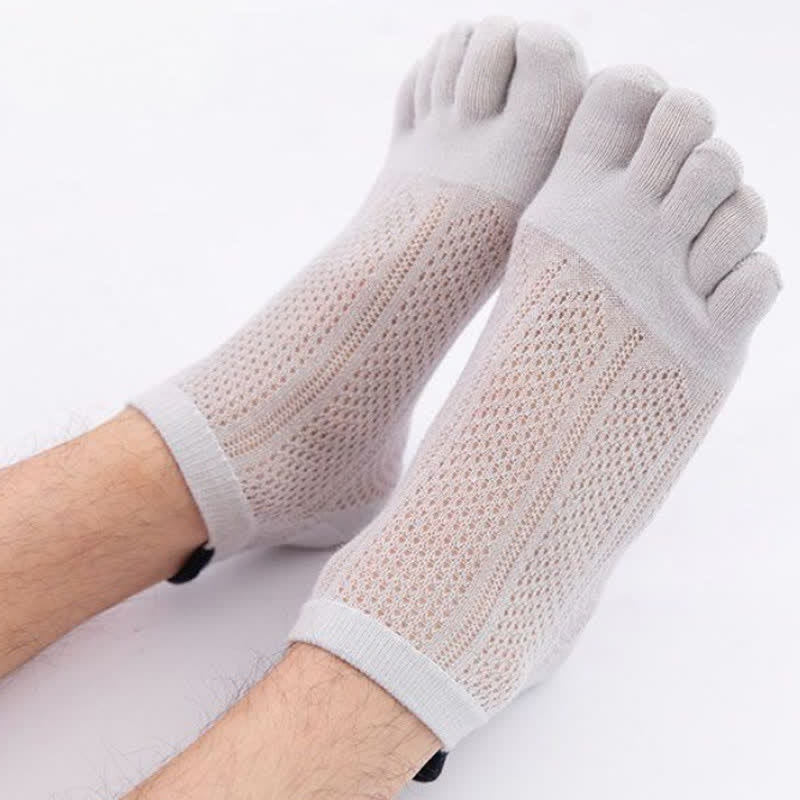 Plus Size Five Toes Cotton Alignment Socks(4 Pairs)