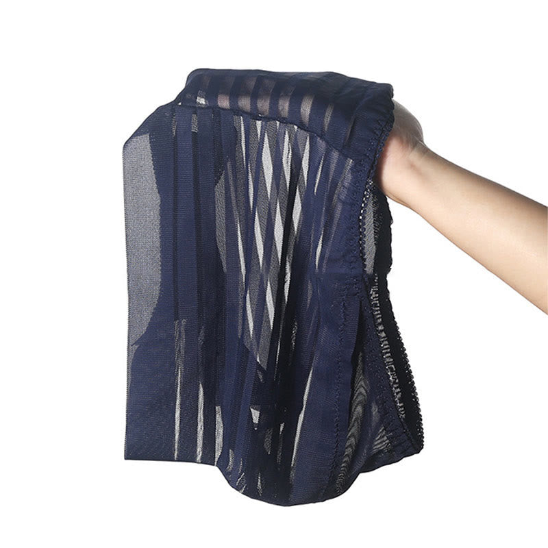 Plus Size High-Waisted Hollow Panty(5 Pairs)