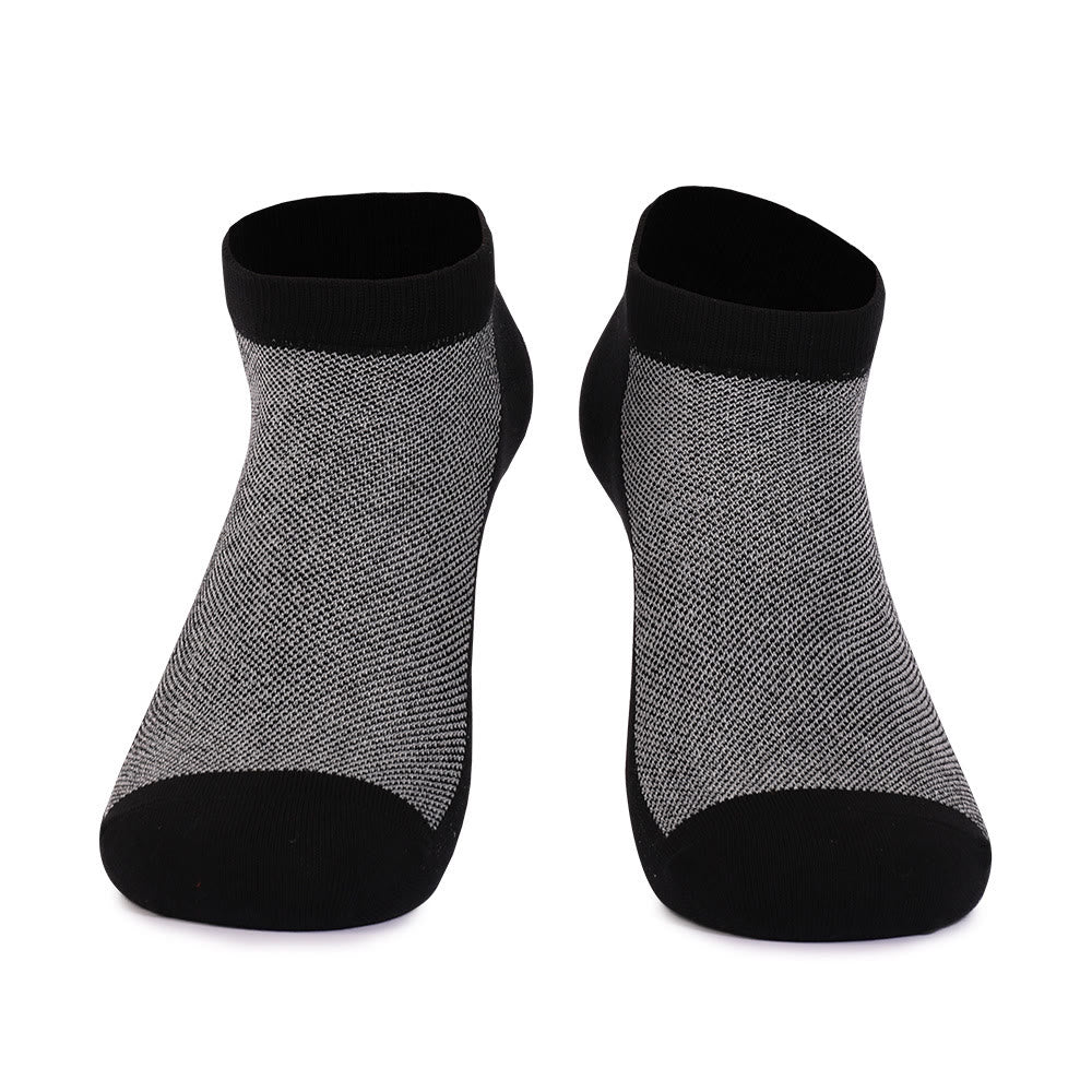 Plus Size Stitching Color Ankle Socks(3 Pairs)