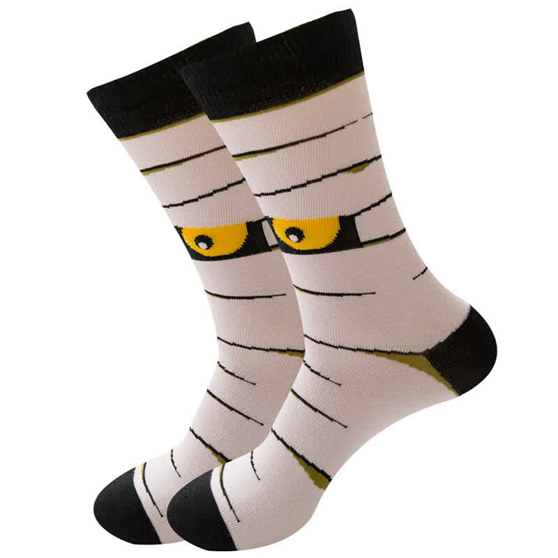 Halloween Holiday Cotton Fashion Crew Socks(5 Pairs) - image 3