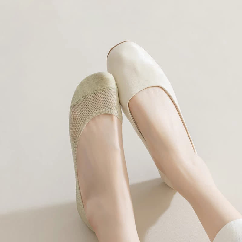 Plus Size Mesh Boat Socks(7 Pairs)